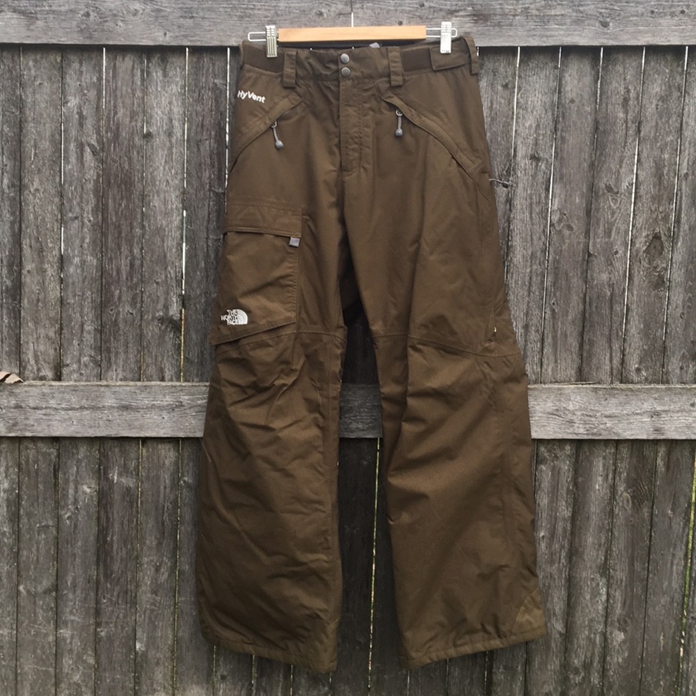 Men’s North Face Ski Pants Size S Brown